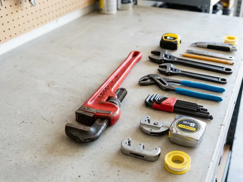 Professional plumbers in Golden Triangle, NJ equipped with top-tier tools for residential and commercial plumbing services.